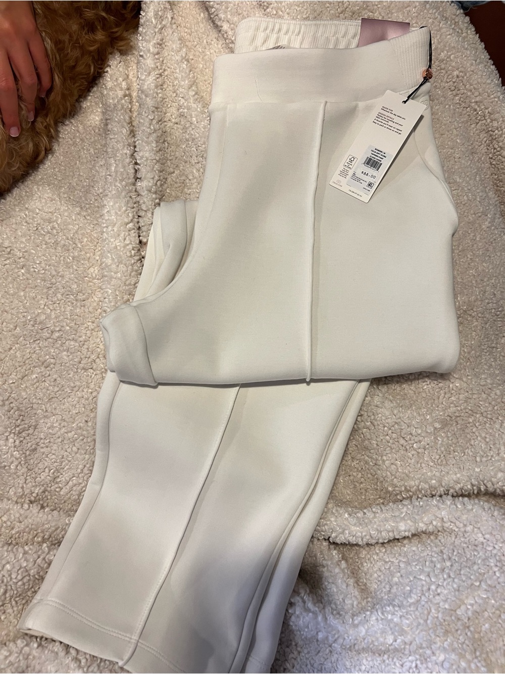 CALIA by Carrie Underwood Cream Ponte Knit Joggers